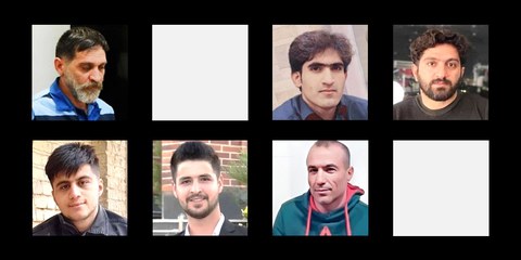 d.g.à.d. en haut: Manouchehr Mehman Navaz, ..., Mansour Dahmardeh, Reza (Gholamreza) Rasaei / d.g.à.d. en bas: Mahan (Sedarat) Madani, Mohammad Ghobadlou, Mojahed (Abbas) Kourkouri, ... © Droits réservés