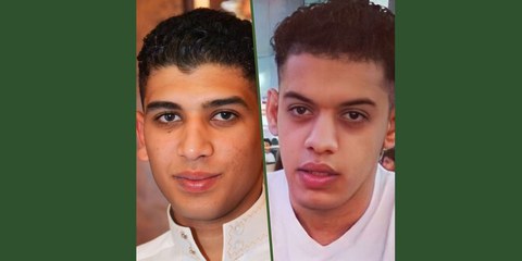 Abdullah al-Derazi (gauche) et Jalal Labbad (droite) © Droits réservés