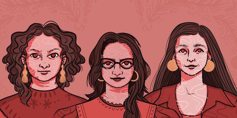 Illustration: Ana Lorena Delgadillo, Marcela Turati et Mercedes Doretti © Amnistía Internacional México