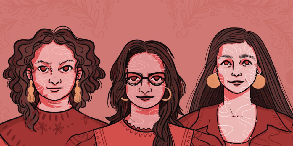 Illustration: Ana Lorena Delgadillo, Marcela Turati et Mercedes Doretti © Amnistía Internacional México