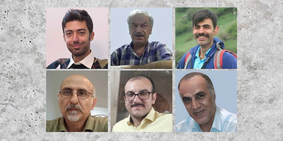 d.g.à.d. (haut): Vahid Bani Amerian, Abolhassan Montazer, Babak Alipour / d.g.à.d. (bas): Mohammad Taghavi Sangdehi, Pouya Ghobadi, Akbar Daneshvarkar © Droits réservés