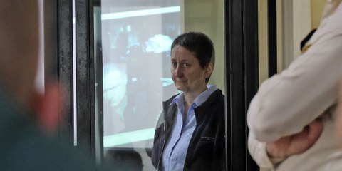 Mzia Amaghlobeli, journaliste géorgienne, cofondatrice et directrice des médias en ligne Batumelebi et Netgazeti - Photo de l'audience © Newspaper Batumelebi/Netgazeti