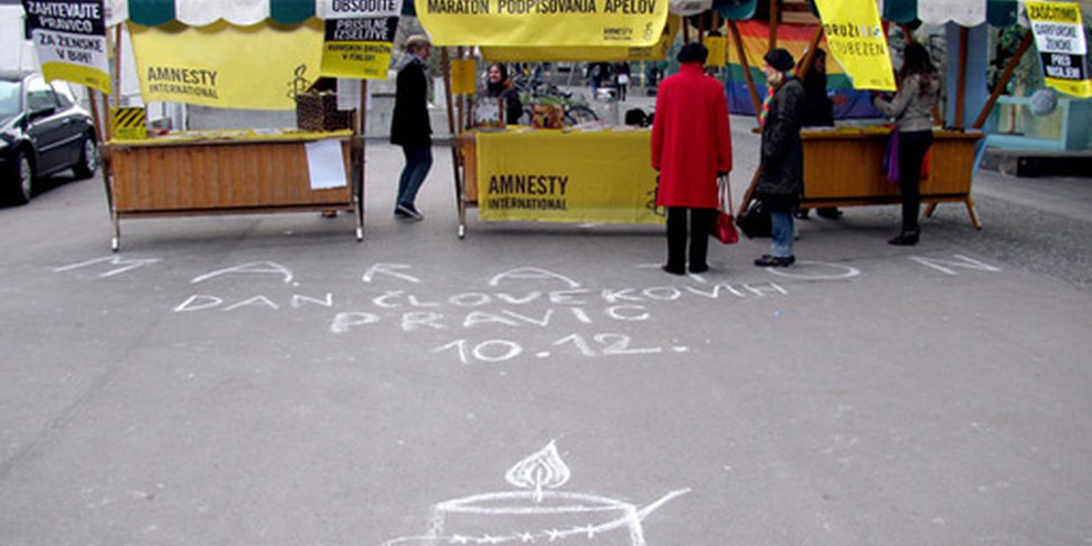 En Slovénie © Amnesty International / Vesna Lutar
