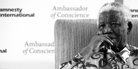 Nelson Mandela, désigné Ambassadeur de la Conscience en 2006. © Jurgen Schadeberg