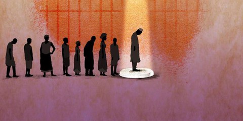 Plus de 100 personnes, dont des femmes, ont été condamnées à mort par des tribunaux militaires, dans le cadre de la lutte contre Boko Haram. © Amnesty International