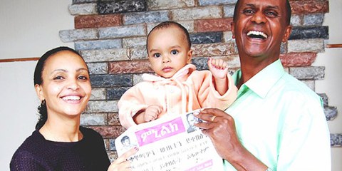 Serkalem Fasil et sa famille © privé