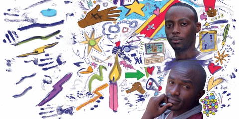 Fred Bauma et Yves Makwambala © Amnesty International (Image de campagne)