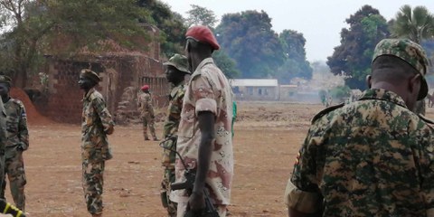 L'un des sites d'entraînement militaire au Sud-Soudan visité par les chercheurs et chercheuses d'Amnesty International. ©AI