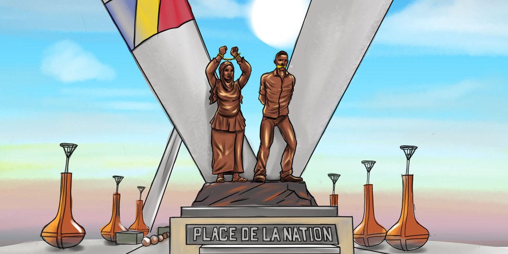 Entre répression et récession. Le coût élevé de la dissidence au Tchad. © Amnesty International