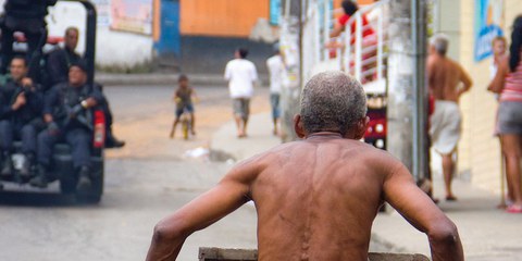 La favela Rocinha, à Rio de Janeiro, Brésil © Luiz Baltar/Amnesty International