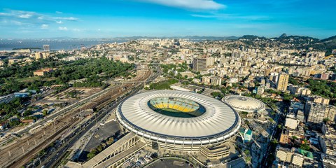 Vue aérienne du stade Marcana à Rio de Janeiro. © marchello74/iStock
