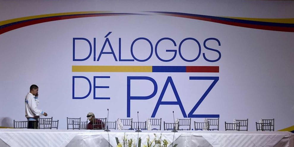 Les négociations de paix entre le gouvernement colombien et l'Armée de libération nationale (ELN), la dernière guerilla colombienne se sont ouvertes le 7 février 2017 en Équateur.© RODRIGO BUENDIA/AFP/Getty Images