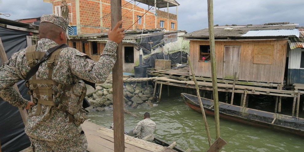 La région de Catatumbo, dans le nord-est de la Colombie, fait l’objet d’une nouvelle vague de violences provoquée par des affrontements entre l’Armée de libération nationale (ELN), l’Armée populaire de libération (EPL). © Duncan Tucker / Amnesty International