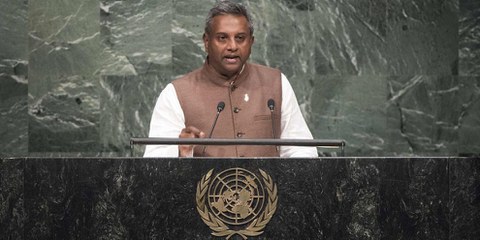 Salil Shetty, secrétaire général d'Amnesty International. © UN Photo/Mark Garten