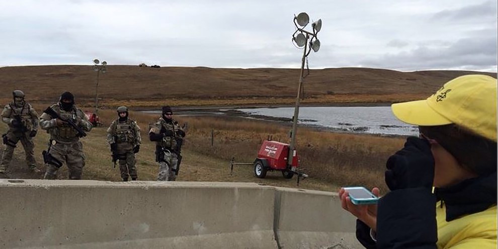 Le projet d'oléoduc Dakota Access menace les conditions de vie de peuples indigènes tels que la tribu sioux de Standing Rock. © Amnesty International USA