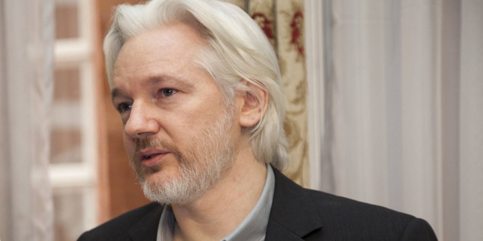 Julian Assange à l'ambassade d'Équateur, à Londres © David G Silvers/Cancillería del Ecuador