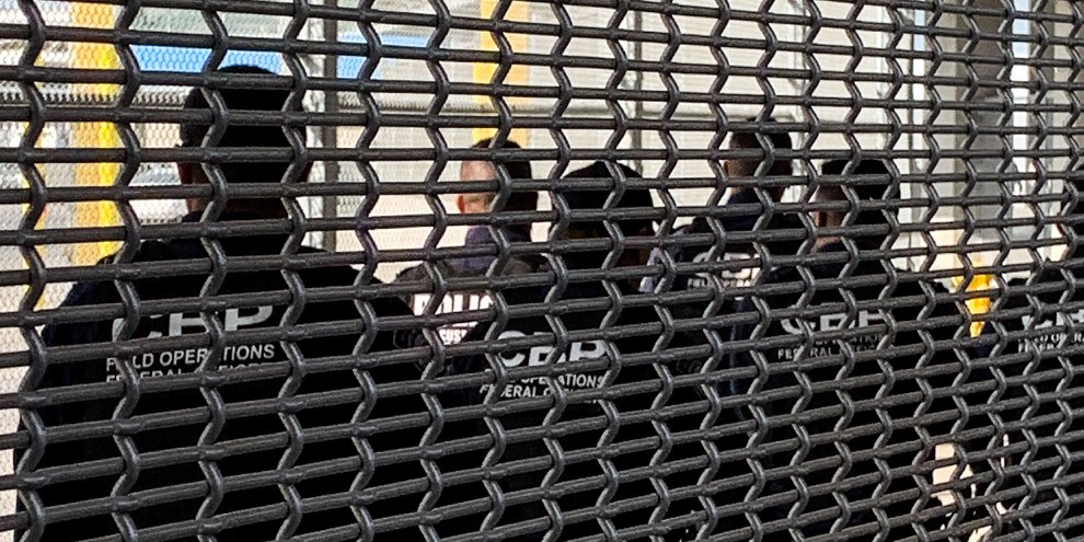 Demandeurs d'asile à Tijuana, ville mexicaine à la frontière des Etats-Unis. © AI