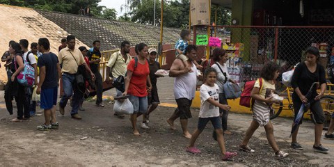 D'après les pouvoirs publics de la ville de Mexico, les enfants représentaient plus d'un tier des personnes recensées au centre d'accueil. © Amnesty International