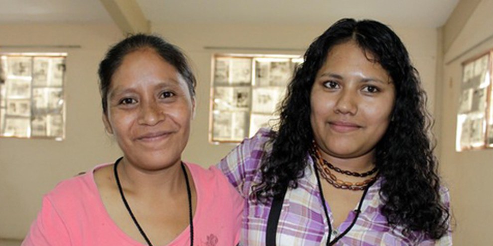 Inés Fernández Ortega et Valentina Rosendo. © Centro de Derechos Humanos de la Montaña de Tlachinollan 