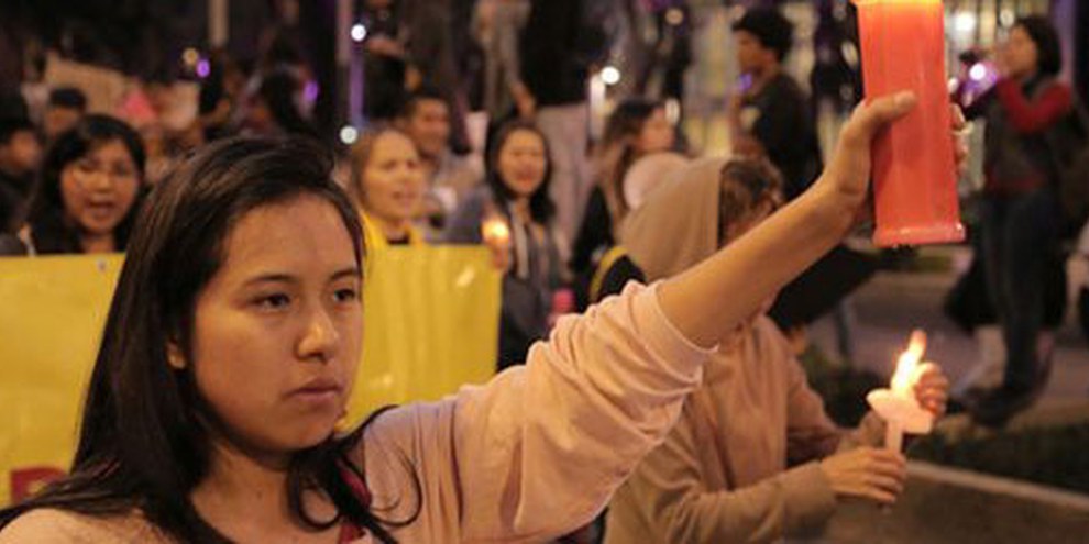 Manifestation contre la crise des disparitions forcées au Mexique, 24 octobre 2014, Mexico D.F. | © Alonso Garibay