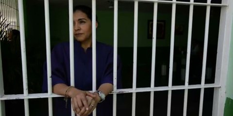 Yecenia Armenta Graciano toujours en prison, Mexique. Avril 2015. © Amnesty International