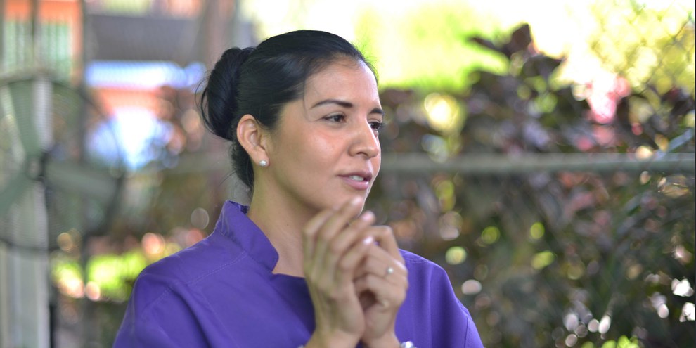 Yecenia Armenta le 7 mai 2015, à Culiacán au Mexique. © BRITO