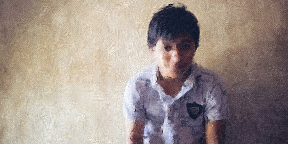 José Adrián, arrêté arbitraitement à 14 ans. La police au Mexique détient régulièrement des citoyen·ne·s de manière arbitraire en vue de leur extorquer de l'argent ou de montrer qu'elle est active face à la criminalité. © Amnesty International/Sergio Ortiz Borbolla