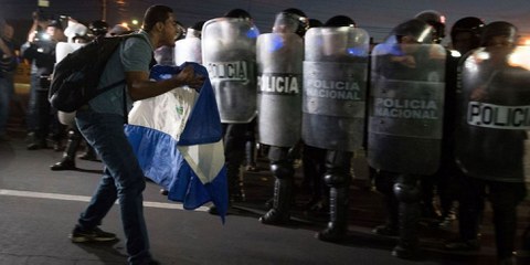 Manifestation au Nicaragua le 18 avril 2018. © Carlos Herrera, Amnesty International