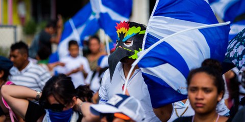 Depuis 2018, des protestations ont éclaté contre le gouvernement de Daniel Ortega. Managua, le 18 avril 2018. © Will Ulmos/shutterstock