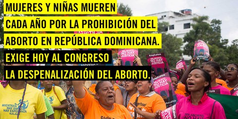 Des manifestations pour le droit à l'avortement ont lieu en République dominicaine depuis de nombreuses années. © Private/Amnesty International