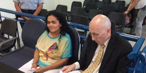 María Teresa Rivera avait été condamnée à 40 ans de prison après avoir fait une fausse couche à l'âge de 33 ans. © Charles Abbott - Center for Reproductive Rights