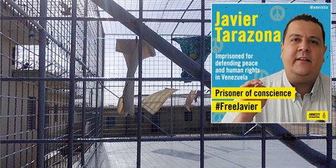 Arrière-plan: dans un prison au Venezuela © Amnesty International