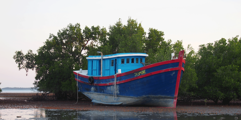 Plusieurs demandeurs d'asile en Indonésie ont raconté avoir fait l'objet de renvois forcés illégaux en mer par des garde-côtes australiens, qui avaient selon eux infligé des violences verbales et physiques aux passagers. © Amnesty International