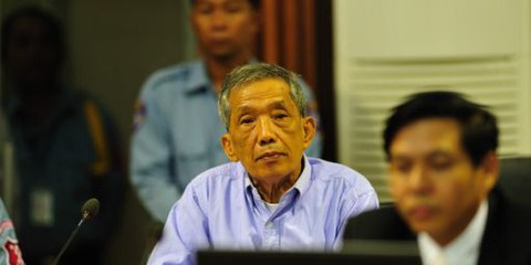 L'ancien directeur de la prison S-21, connu sous le nom de Douch. © Extraordinary Chambers in the Courts of Cambodia