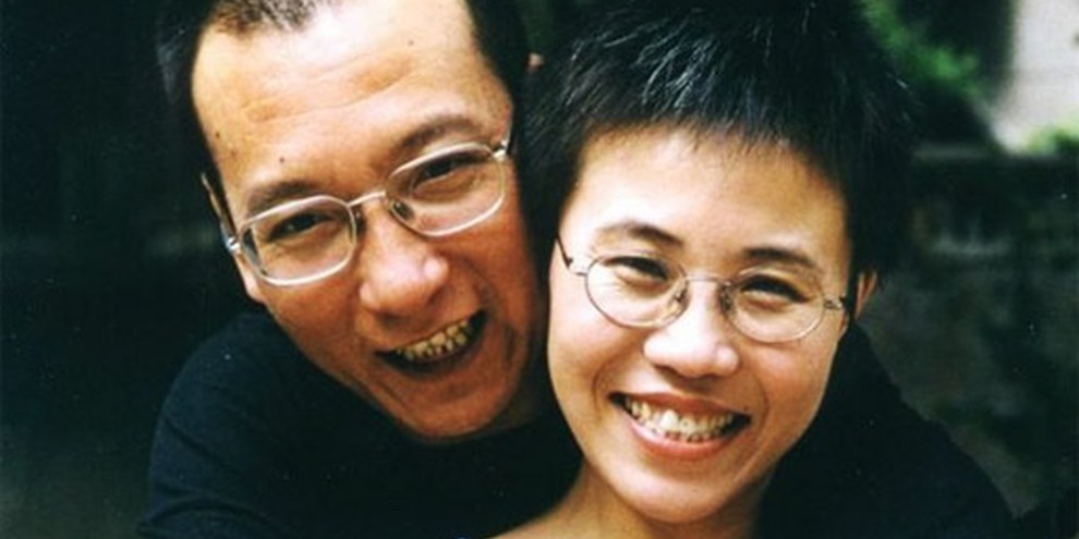 Liu Xiaobo et son épouse Liu Xia, août 2001. © Droits réservés