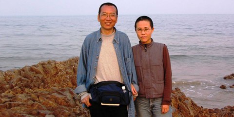 Liu Xia et son mari Liu Xiabo (en mai 2005) © Droits réservés