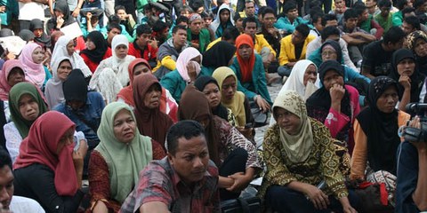 Une manifestation des victimes de l'Aceh. © Koalisi NGO HAM Aceh 