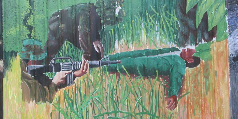 Peintures murales à Port Moresby, Indonésie © Amnesty International