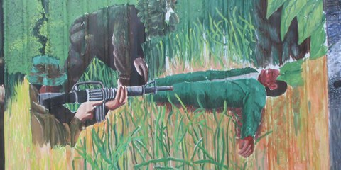 Peintures murales à Port Moresby, Indonésie © Amnesty International