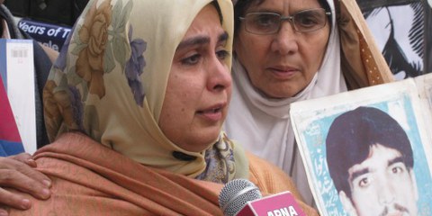 Amina Masood Janjua, la femme d’un disparu. © Defence Human Rights