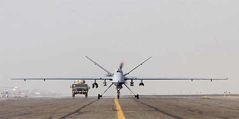 Certaines attaques aveugles d'avions sans pilote pourraient être considérées comme crime de guerre. © Rinze Klein, USAF