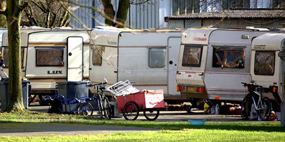 Plus de 200 Roms vivant près de Bobigny seront expulsés de force de chez eux, beaucoup ne seront pas relogés. © Amnesty International