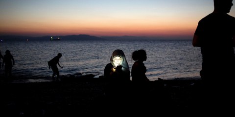 La majorité des réfugiés et des migrants qui arrivent en Grèce sont des femmes et des enfants © Amnesty International