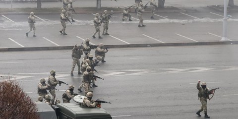 Depuis le début des manifestations au Kazakhstan début janvier, 10000 personnes ont été arrêtées et risquent d'être maltraitées, voire torturées. © Valery Sharifulin/TASS