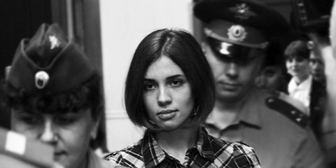 La chanteuse Nadejda Tolokonnikova a été mise en isolation parce qu'elle avait entamé une grève de la faim. © Denis Bochkarev