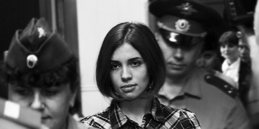 La chanteuse Nadejda Tolokonnikova a été mise en isolation parce qu'elle avait entamé une grève de la faim. © Denis Bochkarev