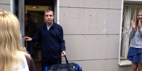 Mikhail Kosenko quitte l'hôpital psychiatrique.  © Ekaterina Fomina