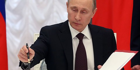 Depuis que la Russie a annexé la Crimée, de nombreuses méthodes brutales sont mises en œuvre pour écraser la dissidence.  © AP Photo/Sergei Chirikov 