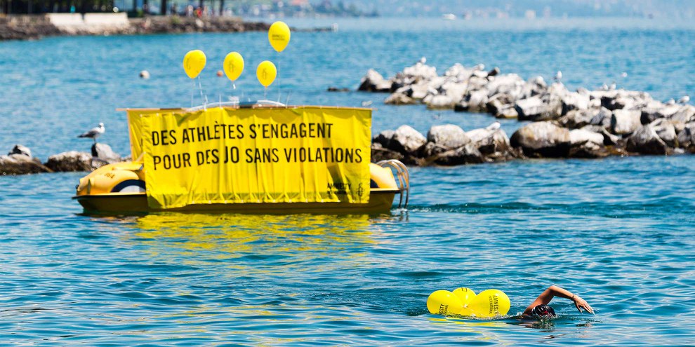 Les athlètes se sont relayé·e·s à Lausanne, Capitale olympique. © P-A Cordey/AI – Cliquer sur l'image pour voir la galerie d'images