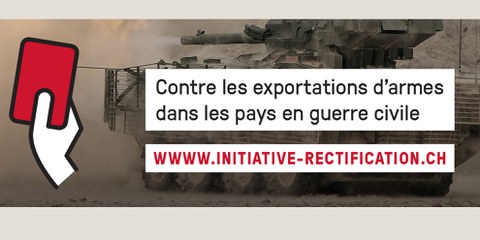 «L’initiative de rectification» contre les exportations d’armes dans les pays en guerre civile est lancée